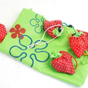 Sacs de courses pliables réutilisables légers avec logo personnalisé, grands sacs à fraises pliables pour l'épicerie - Product Image 6