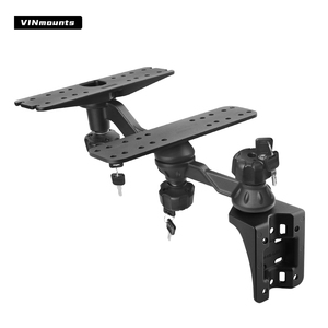Marine Sonar GPS Mount Adjustable Fish Finder Dual Plate Stand VIN-TYQ-HB-06L-Lock-02 - Product Image 1