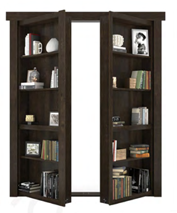 Puerta Murphy <span class=keywords><strong>de</strong></span> madera maciza <span class=keywords><strong>de</strong></span> alta calidad, puerta oculta, gabinete <span class=keywords><strong>de</strong></span> vino, estilo tradicional, apartamento, comedor, hogar, oficina, secreto Invisible - Product Image 4