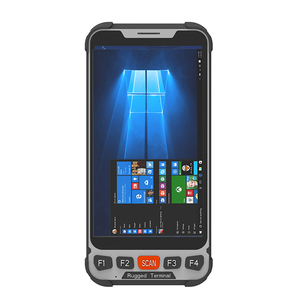 Austauschbare Batterie Industrie IP68 5,5-Zoll-Touchscreen-Handheld Windows 10pro Tablet Scanner PDAs Mit NFC-Lesegerät Q501 - Product Image 4