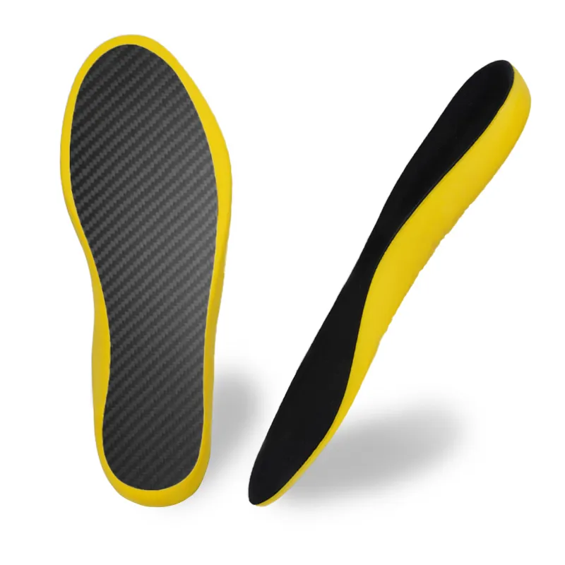 S-King Carbon Fiber Insoles Performance Shock Arch Supports Sports Orthotic Insoles