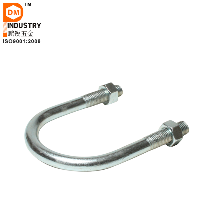 Morsetto A Bullone U Per Scarico In Acciaio Inox 51 Mm – Universale Con Sella E Dadi, Antiruggine