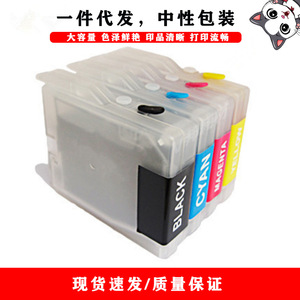 Cartuchos de Tinta Compatibles con Brother LC400, Negro 25ml, Color 15ml, para Impresión Digital MFC J955DWN J705DW J825DW - Product Image 1