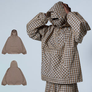 เสื้อฮู้ดดี้ผู้ชาย KingSen OEM รุ่นสปริง ลายพิมพ์วินเทจ ระบายอากาศได้ดี เป็นมิตรกับสิ่งแวดล้อม ทรงหลวม ซิปครึ่งตัว สไตล์สตรีทแวร์ - Product Image 1