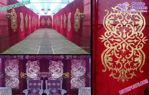 Arrière-plan coloré musulman, toile de fond turque pour cérémonie nikha, décoration, massage Mehndi, événements, à thème turc - Product Image 2