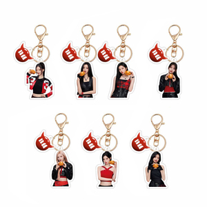 Llavero de acrílico personalizado al por mayor BABYMONSTER con impresión UV, accesorio colgante para bolso, recuerdo de moda del mismo estilo - Product Image 1
