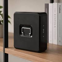 Caja de Seguridad Portátil para Documentos A4 con Cerradura de Combinación de 3 Dígitos, Caja de Metal Grande para Efectivo con Asa de Acero Inoxidable para Oficina en Casa