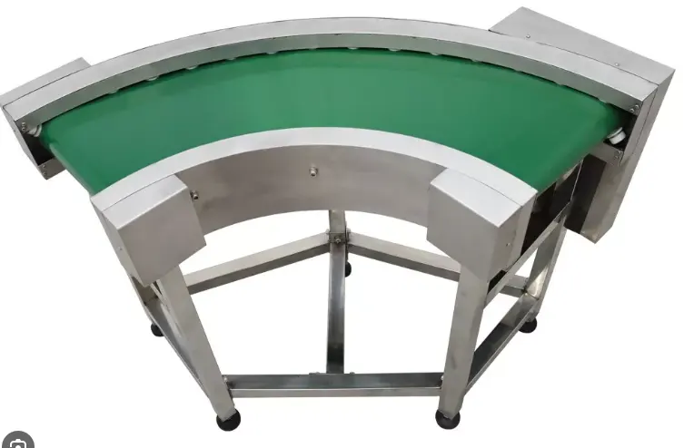 Fabricante de transportadores PVC/Pu Correa rodillo carga circular Correa motorizada máquina transportadora circular