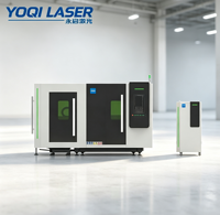 Máquina de Corte Láser de Fibra de Alta Velocidad YOQI Y2-3015 de 5 Ejes con Enfriamiento por Agua para Láminas y Tubos Metálicos, Compatible con LAS/PLT/BMP CNC AI/BMP