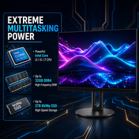 PC tout-en-un D4 en gros, 27 pouces, Intel Core i3 i5 i7, DDR4, SSD, 1920x1080, Windows 11, Bluetooth, Wi-Fi pour distribution en vrac
