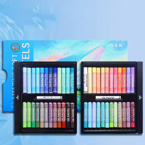 Juego de Pasteles al Óleo Solubles en Agua para <span class=keywords><strong>Pintura</strong></span> en <span class=keywords><strong>Seco</strong></span> y Húmedo, Multiusos, Personalizados OEM, 12, 24, 36, 48 Colores, JDS BVY124 - Product Image 1