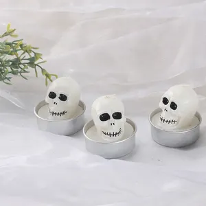 COMMERCI ALL'INGROSSO DEL MESTIERE E ARTI DECOROLITIVE di HALLOWEEN NERO BIANCO TEALIGHT