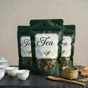 Custom Printing Reusable Packaging <b>Bag</b> 200g 250g 1kg Stand up Pouch <b>Empty</b> <b>Tea</b> <b>Bags</b> Wholesale Plastic Food <b>Tea</b> Packaging <b>Bag</b> - Product Image 2