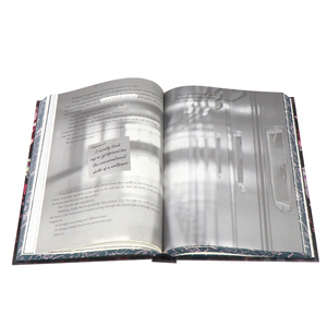 Libros de fantasía para adultos Impresión de libros románticos <span class=keywords><strong>oscuros</strong></span> de tapa dura personalizada con lámina plateada y bordes rociados - Product Image 4