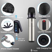 Panvotech – Microphone micro sans fil portable USB, ordinateur professionnel, pour téléphone, PC portable, enseignement Vlog