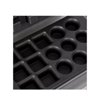 Machine à tartelettes double forme 7 cavités carrées 8 cavités rondes pour pâtisserie, idéale pour les desserts et les boulangeries
