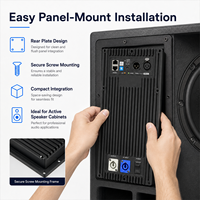 Module d'amplificateur audio bi-amplifié de classe D actif professionnel DSP 800W 15 pouces X2DM800-1