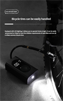 Pompe Portable Gonflage Rapide 2000mah Rechargeable powerbank LED lampe de poche Mobile Sans Fil Ball Vélo Voiture Pompe À Air