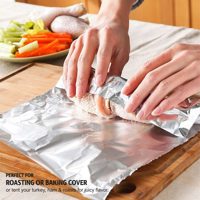 Papier d'aluminium ménager de qualité alimentaire cuisine cuisson papier spécial résistant aux hautes températures rouleau de papier d'aluminium