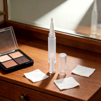 Tubo dispensador giratorio portátil de 2ml y 5ml para cosméticos, aceite para cutículas y base de maquillaje
