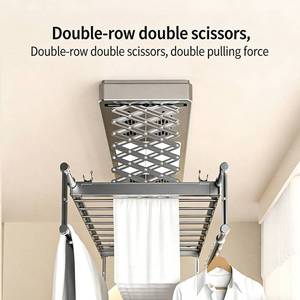 Electric lifting high-end intelligent drying and sterilization multifunctional drying rack - Product Image 5