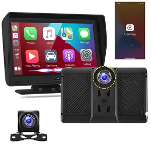 Tablet para carro, toque, estéreo, tadio, vídeo player, portátil, 7 polegadas, sem fio, android, auto, dvr, dashcam
