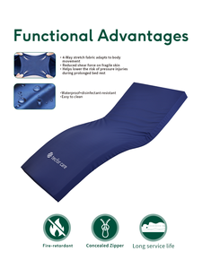 Funda de colchón médica Tecforcare ignífuga clase II, tela elástica en 4 direcciones, antiescaras, para cama de <span class=keywords><strong>hospital</strong></span> eléctrica - Product Image 2