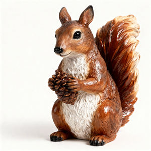 งานฝีมือเรซิ่นตกแต่งบ้านทั้งภายนอกและภายใน รูปปั้นสัตว์ (หมี/กระต่าย/กระรอก/กวาง/สุนัขจิ้งจอก/นกฮูก)  แบบสั่งทำได้ - Product Image 3