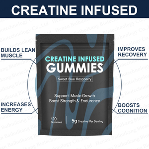 Oem Creatina Monohidrato Suave Caramelo Gomitas Deporte Pre Entrenamiento Crecimiento Muscular <span class=keywords><strong>Max</strong></span> Stregth Creatina Electrolito Gomitas - Product Image 2