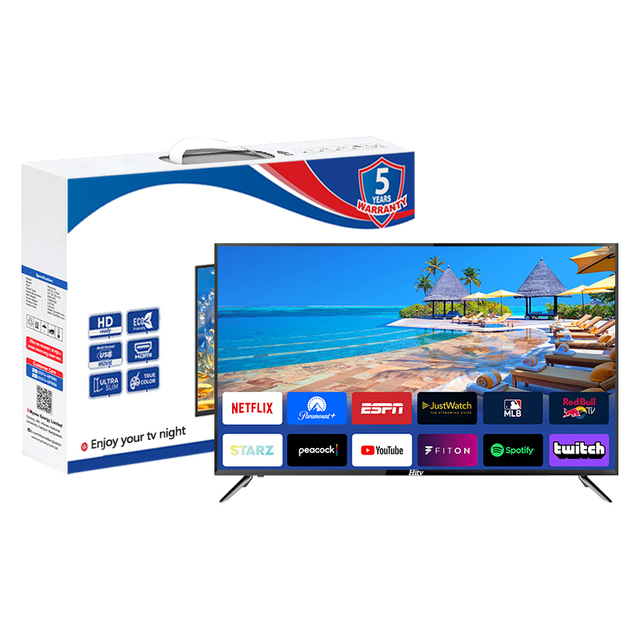 Wholesale TV Custom 2K 4K Flat Screen Television OEM Android TV Smart 24 43 50 55 65 32inch Smart LED TV