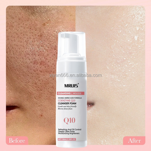 Etiqueta privada 100ML Extracto de hierbas orgánicas Aminoácido Limpiador de <span class=keywords><strong>crema</strong></span> facial con <span class=keywords><strong>Aloe</strong></span> <span class=keywords><strong>Vera</strong></span> Cuidado de la piel para salones Pequeño MOQ - Product Image 3