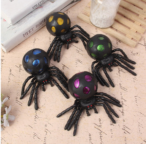 High Quality Novelty TPR Halloween Animal Spider Shape Soft Slow Rebound Stretch Squeeze Stress Relief <b>Squishy</b> Toys for Kids - Product Image 6