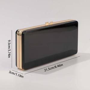 <span class=keywords><strong>Da</strong></span> donna pochette <span class=keywords><strong>da</strong></span> <span class=keywords><strong>sera</strong></span> <span class=keywords><strong>da</strong></span> donna borsa <span class=keywords><strong>da</strong></span> sposa per festa in borsa <span class=keywords><strong>nera</strong></span> con cornice in acrilico borsa <span class=keywords><strong>da</strong></span> sposa e borsa lunga borsa <span class=keywords><strong>da</strong></span> donna - Product Image 2