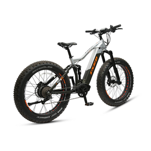 แบตเตอรี่ลิเธียม 48V 14.5Ah รุ่นใหม่ล่าสุด ขนาด 26"x4.0 พร้อมโครงแบบ Full Suspension ระบบดิสก์เบรกไฮดรอลิก มอเตอร์แบบไร้แปรงถ่าน สำหรับจักรยานเสือภูเขา E Tough Power Tec - Product Image 5