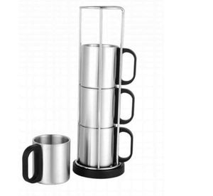 Modern Stainless Steel Travel <b>Mug</b> With Vacuum Insulation for Business Gifts - Product Image 3
