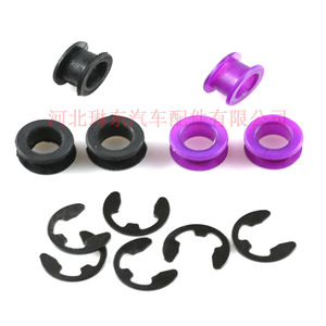 33820-02370B Buje para Conector de Cable de Palanca de Cambios de Transmisión Automática Toyota Corolla, Goma Natural Negra y Púrpura - Product Image 1