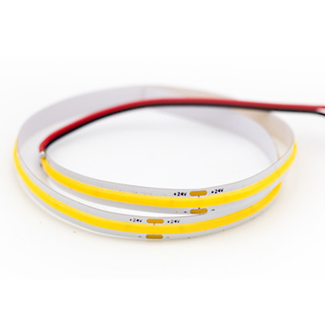 624LED/m Dotless COB LED Strip CRI90 24V 2700-6500K Tunable White LED Tape KNX DALI Loxone Smart Home Decorative Light Strips