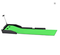 Tapis de putting d'intérieur pour le golf, améliore la précision et la vitesse, mini-tapis de putting, aide à l'alignement pour le golf