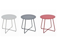 Petite Table auxiliaire de canapé, en métal, Design KD, pour salon, chambre à coucher, balcon