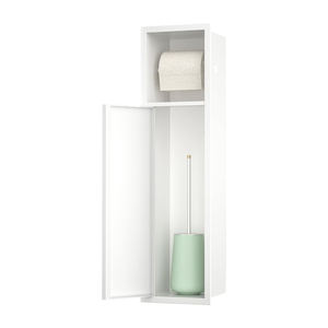 CF Invisible en acier inoxydable brossé 304 porte-brosse de <span class=keywords><strong>toilette</strong></span> encastré salle de bain niche stockage de <span class=keywords><strong>papier</strong></span> <span class=keywords><strong>toilette</strong></span> - Product Image 1
