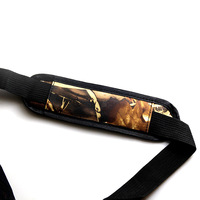 Sac de pêche extérieur personnalisé en polyester et EVA, grande capacité, étanche, avec fermeture éclair, bandoulière et design unisexe pour le camping