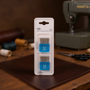 Agujas para máquina de coser Ilan, 20 piezas de tamaños surtidos para coser cuero - Product Image 2
