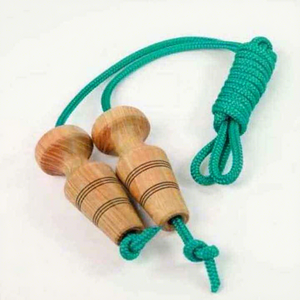 Corde à sauter professionnelle réglable en cuir/bois 2026 – Équipement d'entraînement de fitness durable et de haute qualité pour la gym - Product Image 1