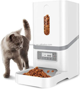 Distributore Automatico di Cibo per Animali Domestici OEM in Acciaio Inox, Dispenser Durevole a Batteria per Cani e Gatti, Ciotola per Alimentazione Lenta Temporizzata - Product Image 1