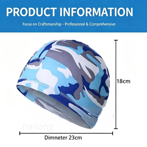 Özel logo baskılı kask altı bere soğutucu fileli bisiklet koşu şapkası güneş koruyucu hafif nefes alan kask altına uygun - Product Image 2