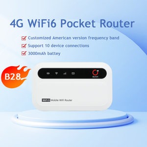 Olax Bộ định tuyến Mf985 4G LTE 150Mbps 2.4G 150Mbps B28 Mạng 4G CPE Bộ mở rộng <span class=keywords><strong>Wifi</strong></span> Bỏ túi với pin 3000mAh <span class=keywords><strong>Wifi</strong></span> di động - Product Image 4
