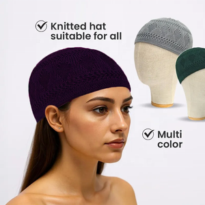 Gorro Kufi Islámico Musulmán, Gorro Árabe para Hombres, Gorro de Oración para Ramadán, Gorro Judío Unisex, Gorros de Algodón Turco para Invierno - Product Image 1