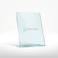 Verre trempé de sécurité 4mm-10mm, verre de construction plat ou courbé sur mesure pour cloisons et fenêtres