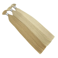 Cheveux humains vierges brésiliens bruts, sans nœuds, cuticules alignées, lisses, 40 pouces de long, double trame, extension de cheveux tissés à la machine
