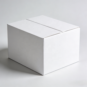 Cajas de Envío Interiores, Caja de Cartón Corrugado Blanca para Envíos, Embalaje, Negocios, Caja de Correo para Documentos - Product Image 1